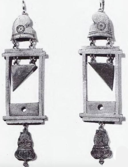 Bijou de la Révolution Boucles d'oreilles guillotine