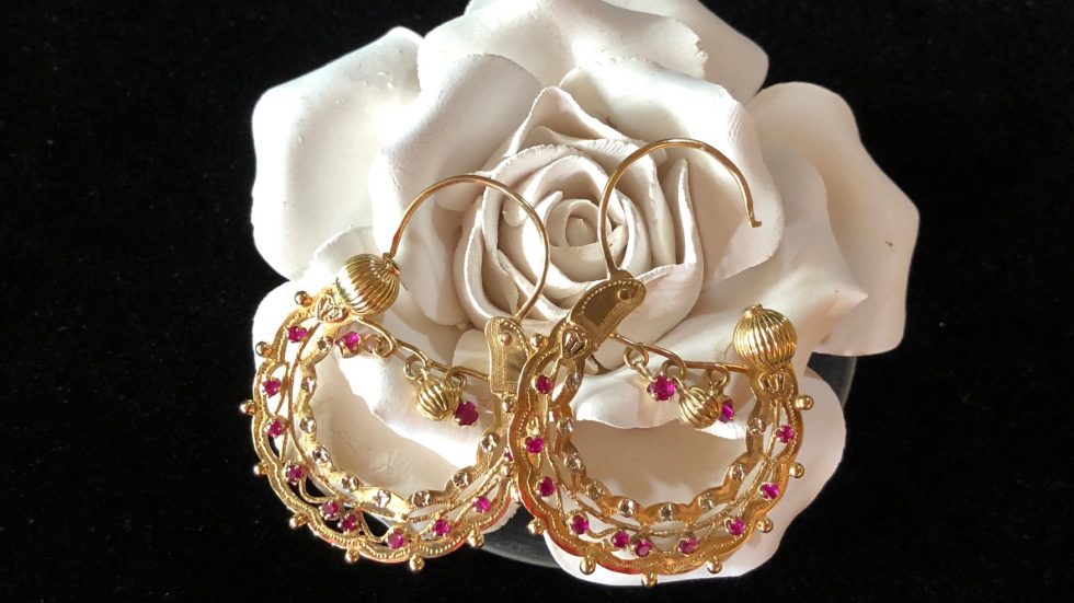 Tendance Créole savoyard boucles d'oreilles Enfant Tarentaise rasantine
