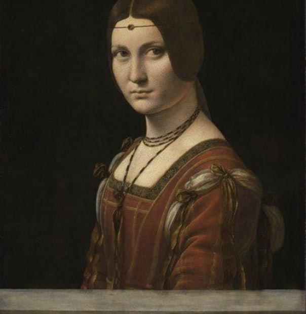 La belle ferronnière Léonard de Vinci 1495-1497