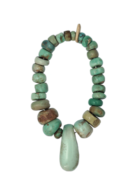 Collier préhistorique Néolithique en Variscite France Collier préhistorique Néolithique en Variscite France